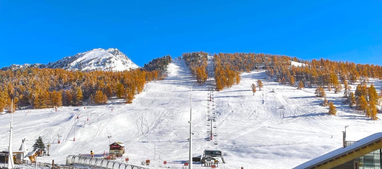 Montgenèvre Le Janus, Pied Des Pistes, 2 Garages, Terrasse Avec Sauna מראה חיצוני תמונה