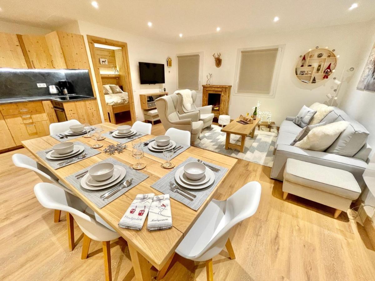 Montgenèvre Le Janus, Pied Des Pistes, 2 Garages, Terrasse Avec Sauna מראה חיצוני תמונה
