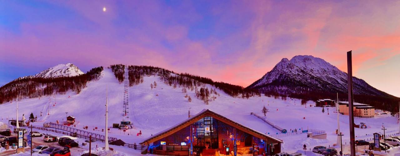 Montgenèvre Le Janus, Pied Des Pistes, 2 Garages, Terrasse Avec Sauna מראה חיצוני תמונה